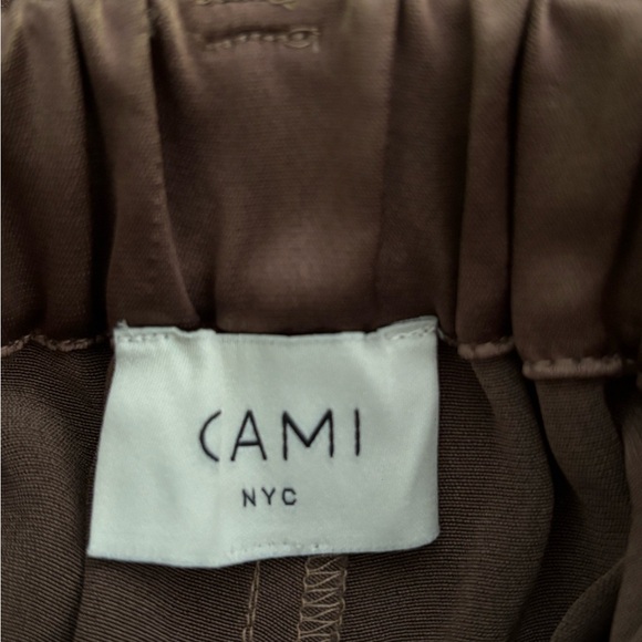 Cami NYC Davina Brown Wide-Leg Pants with High-Waist Design size 00 - Picture 4 of 5
